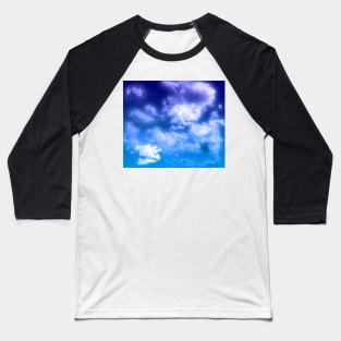 Clouds and Blue Sky Baseball T-Shirt